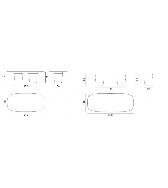Kasane Gervasoni Oval Table