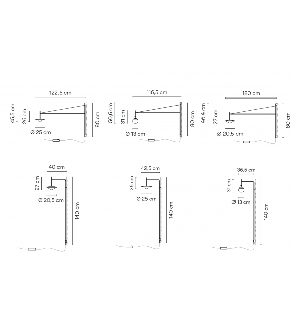 Tempo Vibia Lámpara de Pared