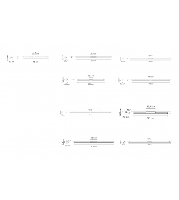 Spa Vibia Lampada da Soffitto/Parete