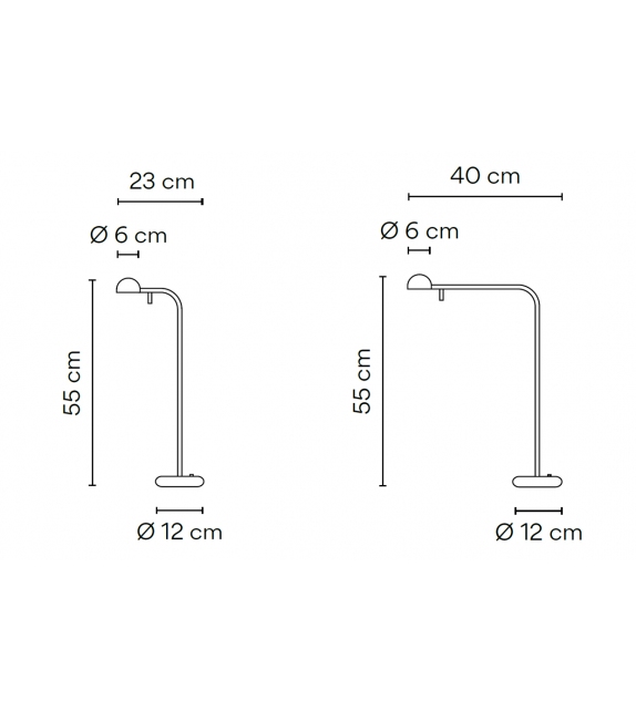 I.Cono Vibia Lampada da Tavolo