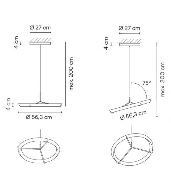 Tube Vibia Suspension