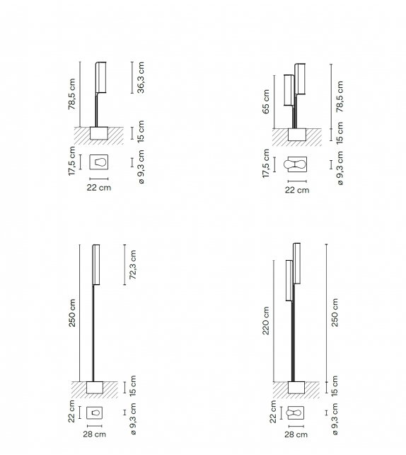 Pin Vibia Lampadaire