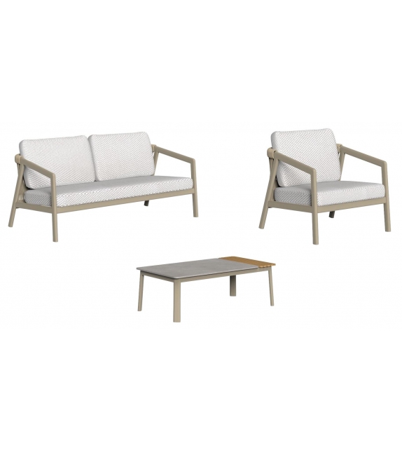 Set Nova Talenti (1 Sofá, 2 Sillones, 1 Mesa de Centro)