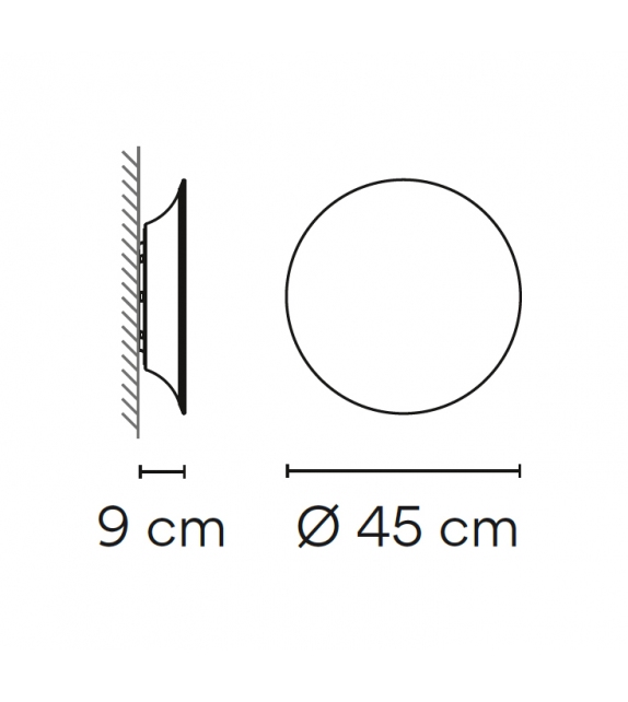 Puck Wall Art 547 Vibia Wall Lamp