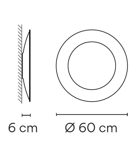 Puck Wall Art 5471 Vibia Lámpara de Pared