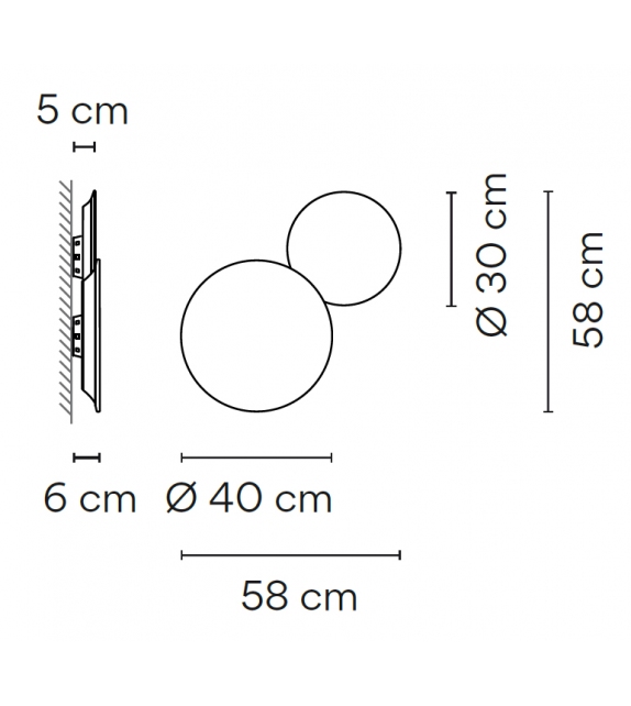 Puck Wall Art 5476 Vibia Wall Lamp