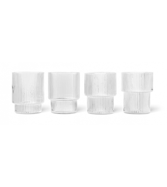 Ripple Ferm Living Set aus 4 Gläsern