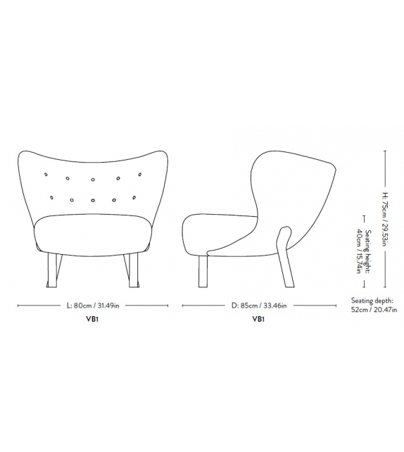 Little Petra VB1 &Tradition Fauteuil