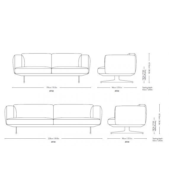 Inland &Tradition Canapé