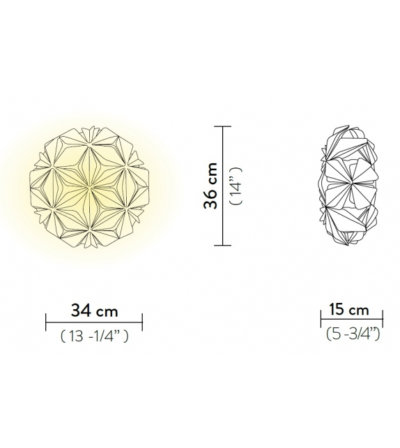 Lavie Slamp Ceiling-Wall Lamp