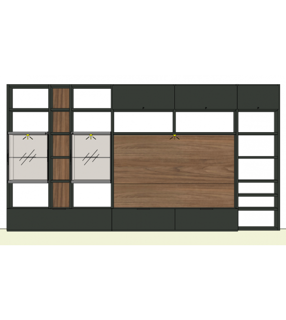 Pronta consegna - My Space - Day 12 Alf DaFrè Parete Attrezzata