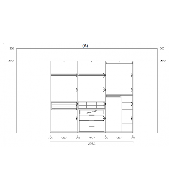 Prêt pour l'expédition - Mixer 2017 Alf DaFrè Armoire