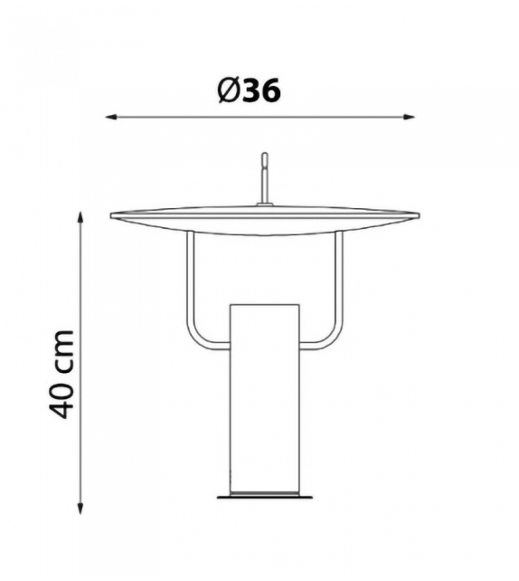 Tx1 Luxury Martinelli Luce Lámpara de Mesa