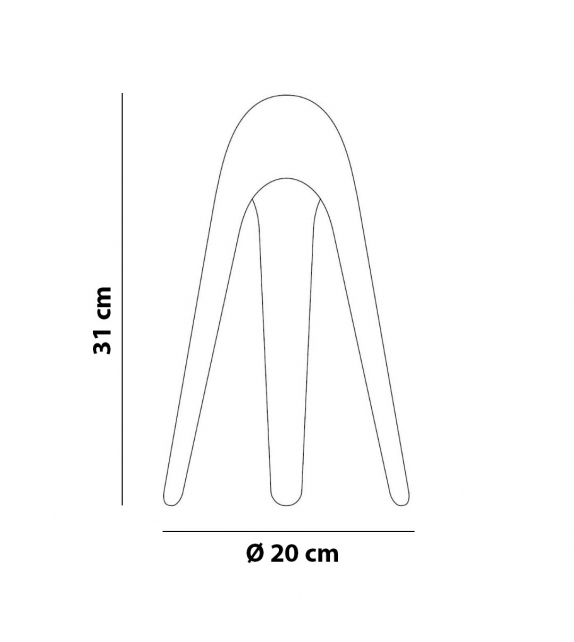 Cyborg Texture Martinelli Luce Table Lamp