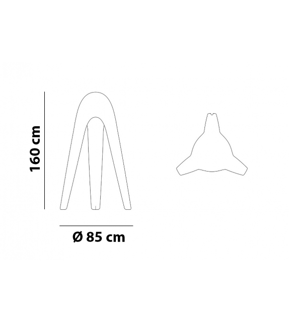 Cyborg Outdoor Martinelli Luce Lámpara de Pie
