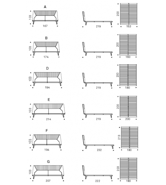 Amadeus Cattelan Italia Bett