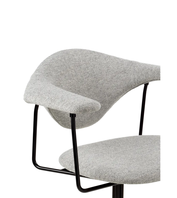 Masculo Dining Gubi Sedia con Base Girevole