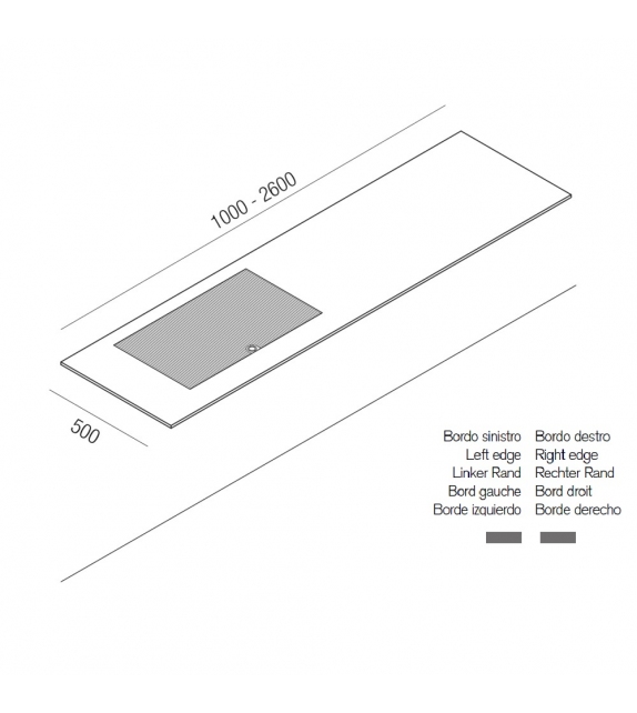 Ell Inox Agape Wall Washbasin