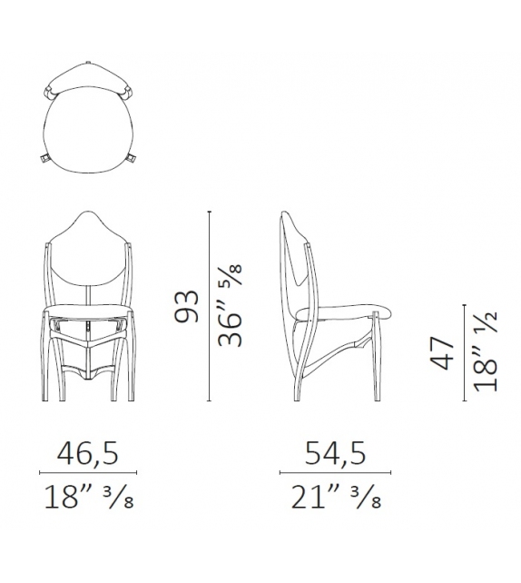 Stellage 52 Ceccotti Collezioni Chaise