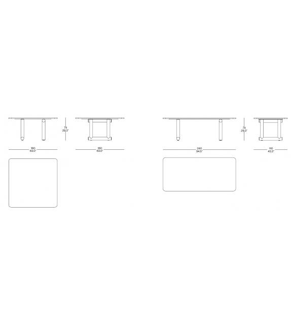 Trampoline Table Cassina