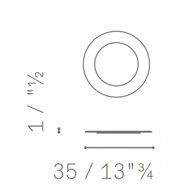 Tableware Collection Poltrona Frau Sottopiatto