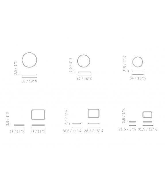Tableware Collection Poltrona Frau Plateau