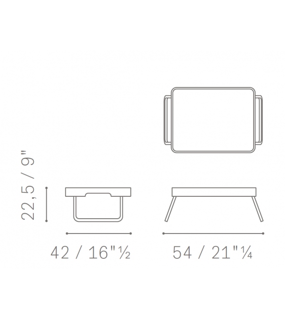 Tableware Collection Poltrona Frau Untersetzer