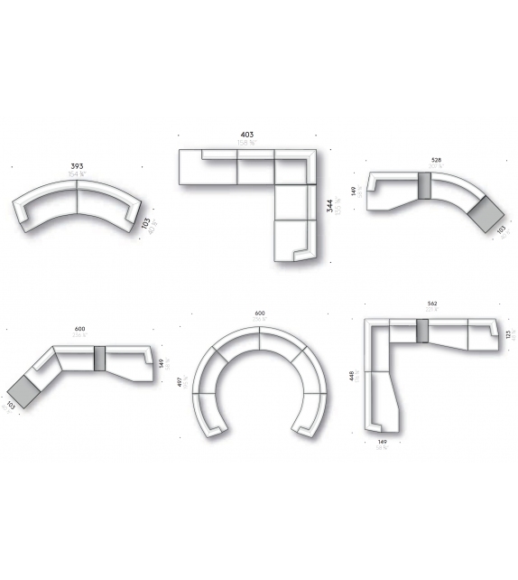 Alberese XL DePadova Divano