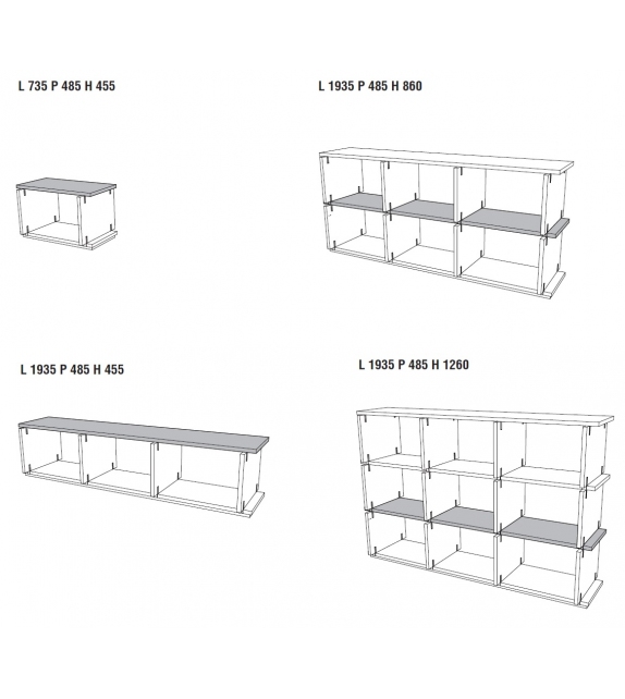 Card Molteni&C Bookshelf
