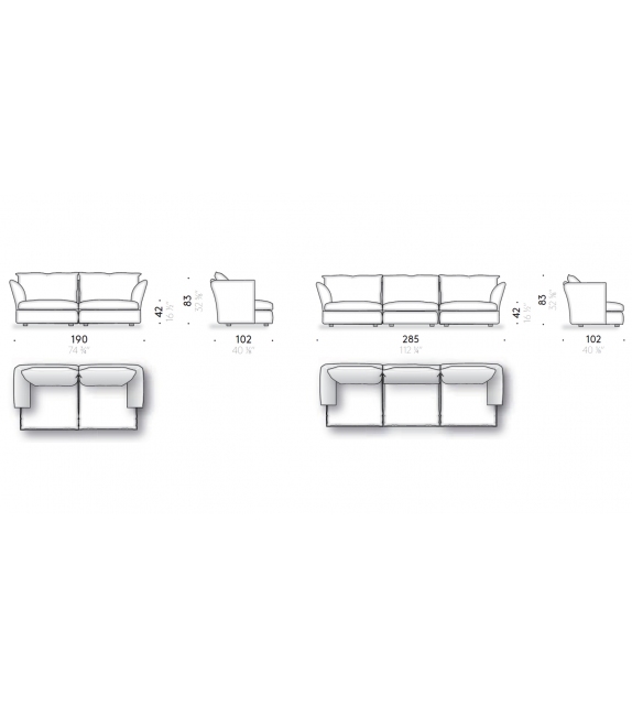 Pillow 20 Sofa DePadova