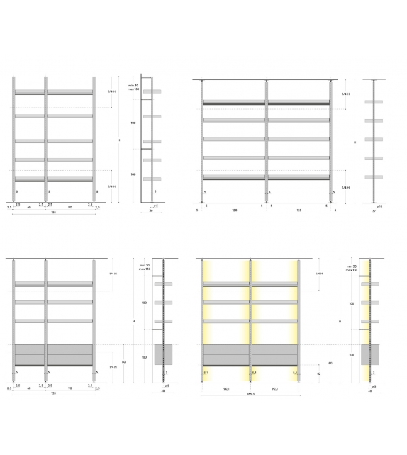 SaintPaul Depadova Shelves System