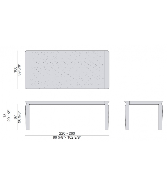 Amphora M Table Porada