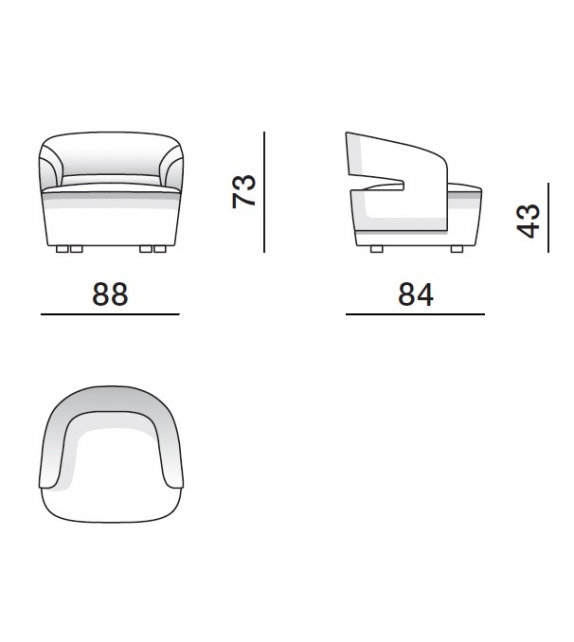 Lucio Molteni&C Armchair