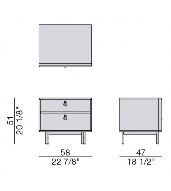 Bayus Night 2 Porada Bedside Table