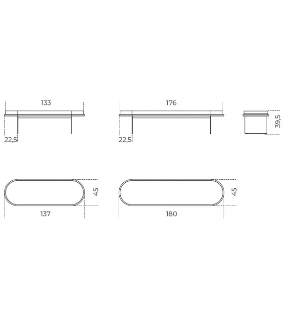 Sensei Gallotti&Radice Sitzbank