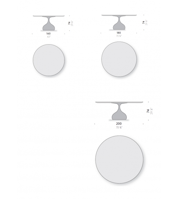 Raindrop Casting Bronze DePadova Table