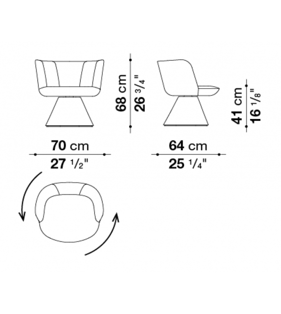 Flair O' B&B Italia Sedia