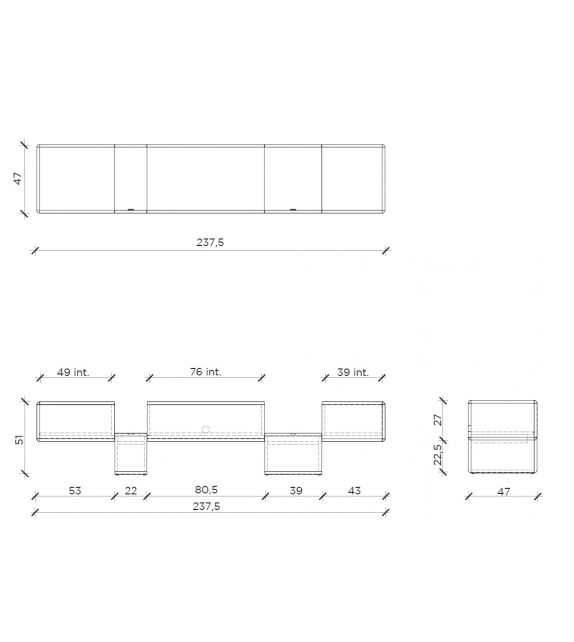 Fractal Mogg Mueble TV