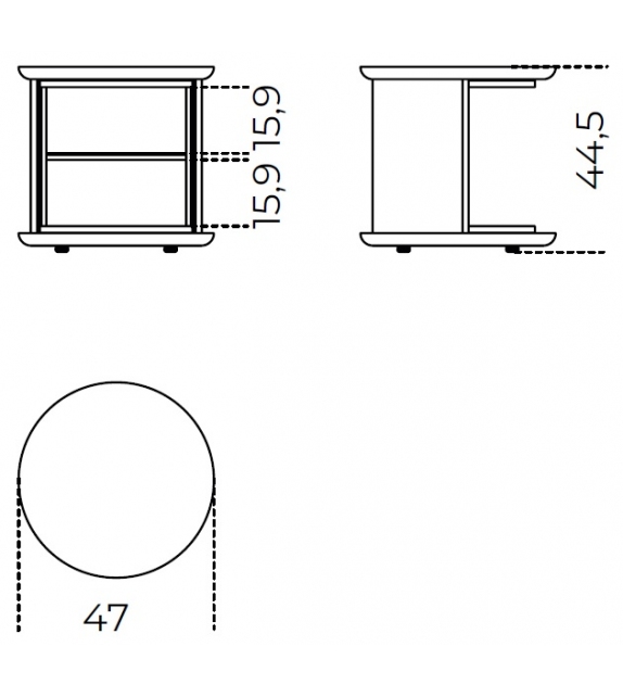 Hide&Seek Gallotti&Radice Table Basse