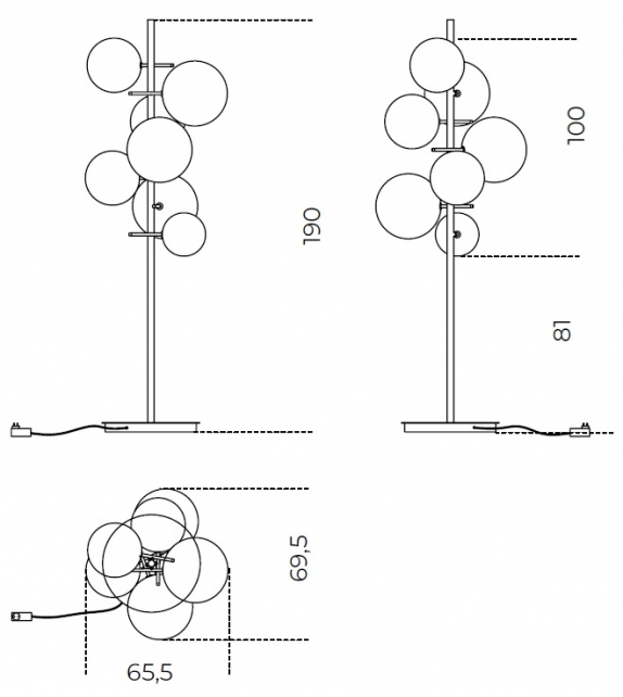Bolle Stelo Gallotti&Radice Floor Lamp