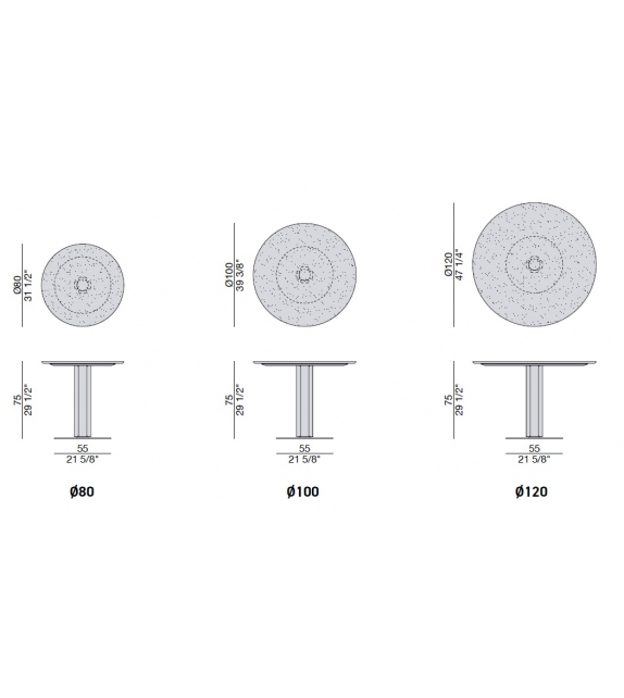 Quadrifoglio M1 Porada Table Ronde