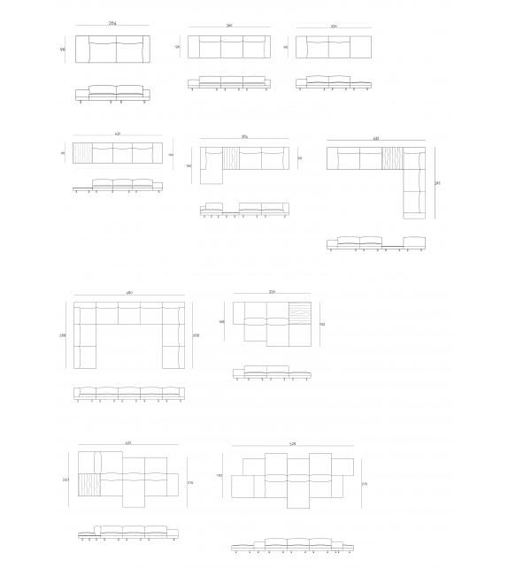 Lorentz Living Divani Canapé Modulable