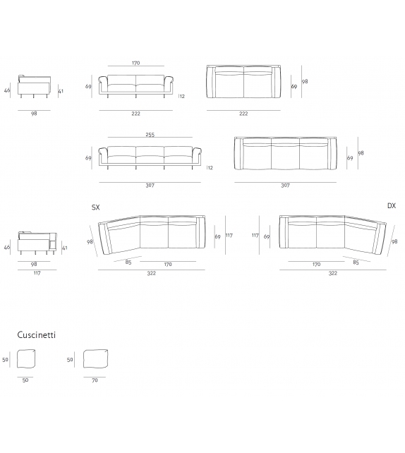 Echoo Living Divani Sofa