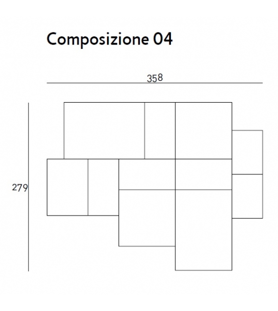 Extra Wall Living Divani Canapé Modulable