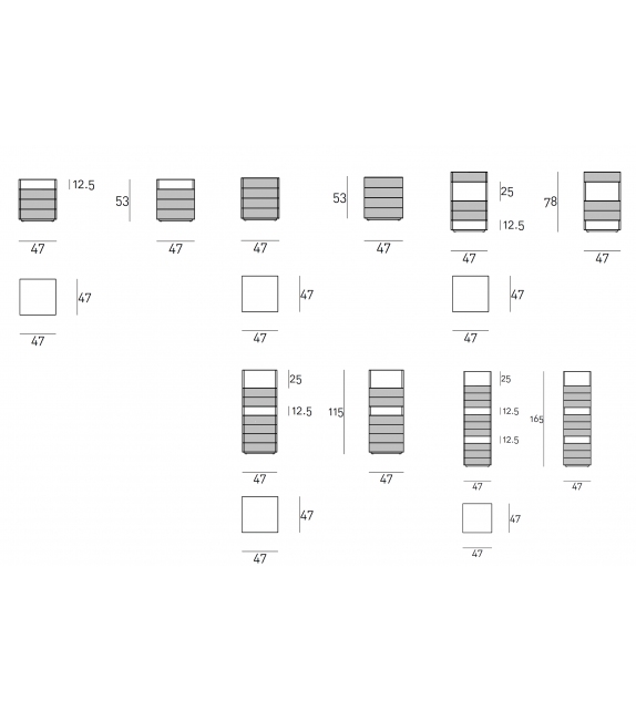 Halfsquare Living Divani Mobile Contenitore
