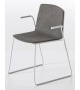 Rama Kristalia Upholstered Chair with Slide Frame & Armrests