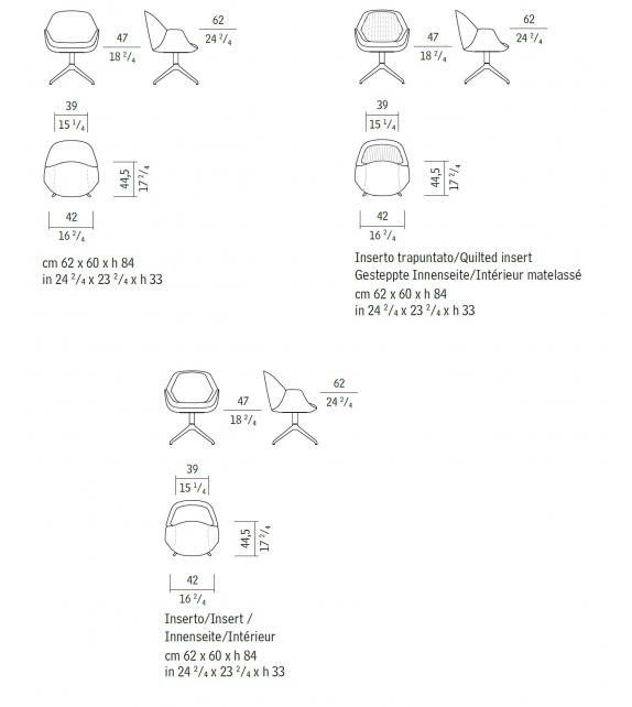 Calathea Pewter Giorgetti Sillón de Invitados