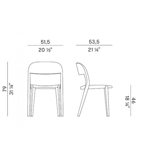 Minima Potocco Sedia