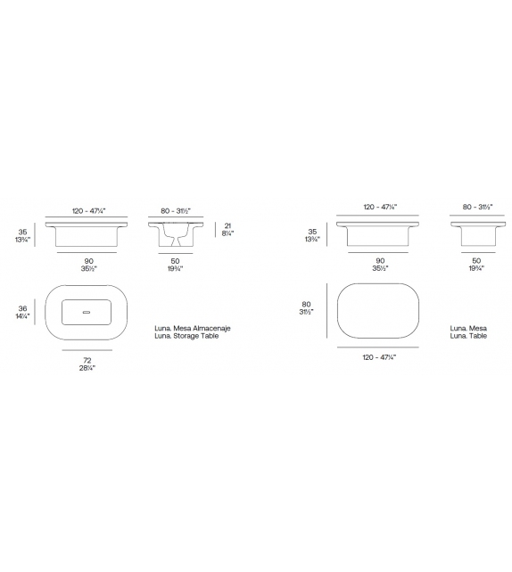Luna Vondom Coffee Table