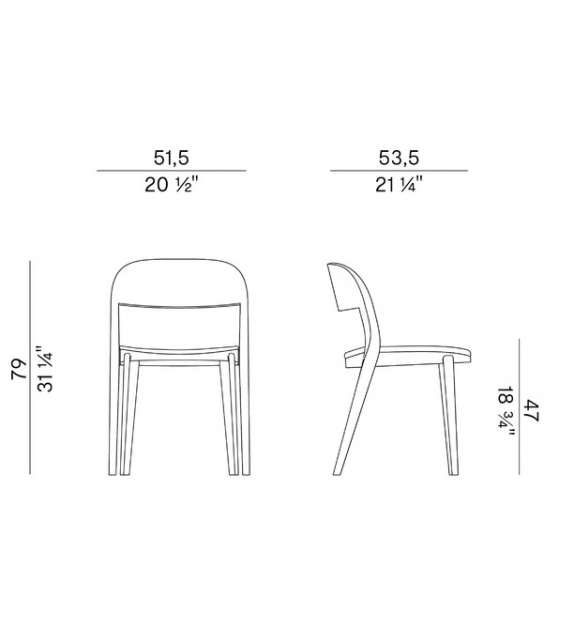 Minima Upholstered Potocco Chaise